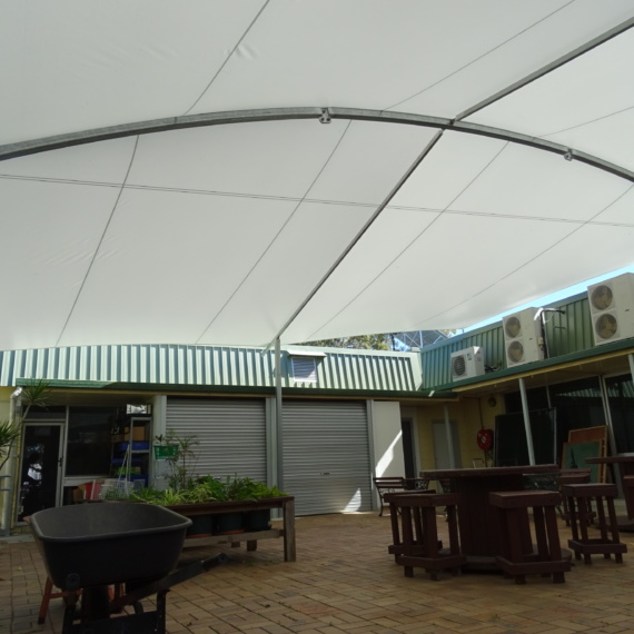 Sail Structures Commercial 9 Shailer Park -Shade Sails Brisbane, Gold Coast, Ipswich & Logan - Sun Cloth Sheds