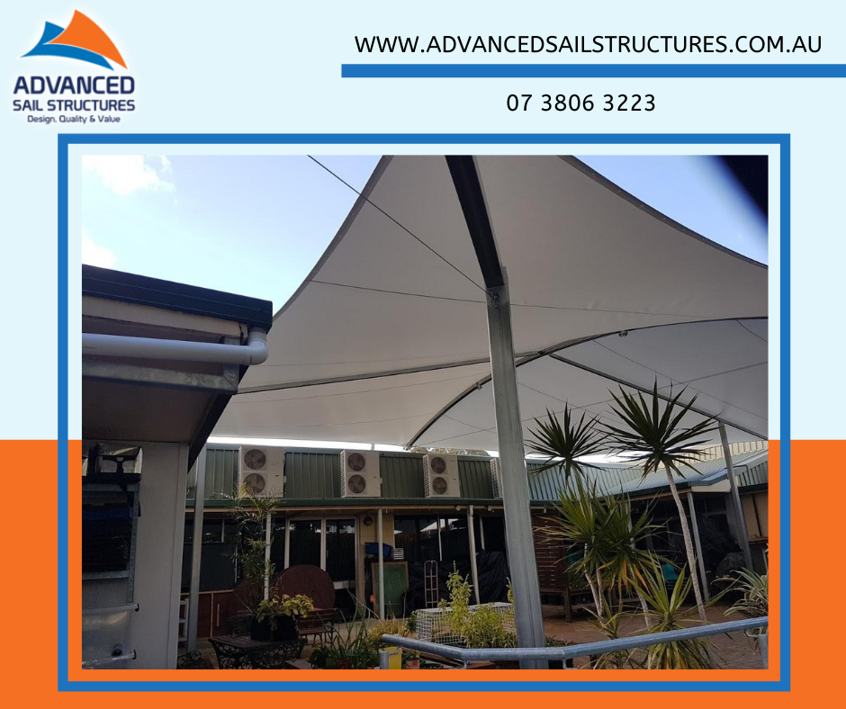 Advanced Sail Structure - Moreton Bay -Shade Sails Brisbane, Gold Coast, Ipswich & Logan - Sun Cloth Sheds