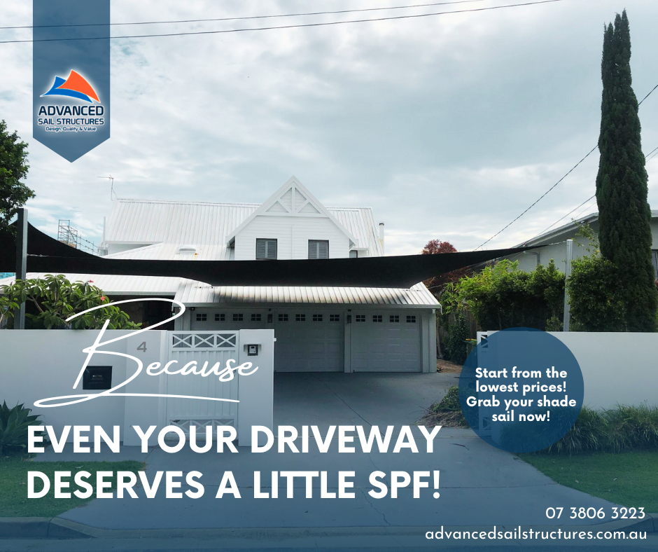 ☀️ Because even your driveway deserves a little SPF! 🌞 | Advanced Sail Structures Gold Coast
