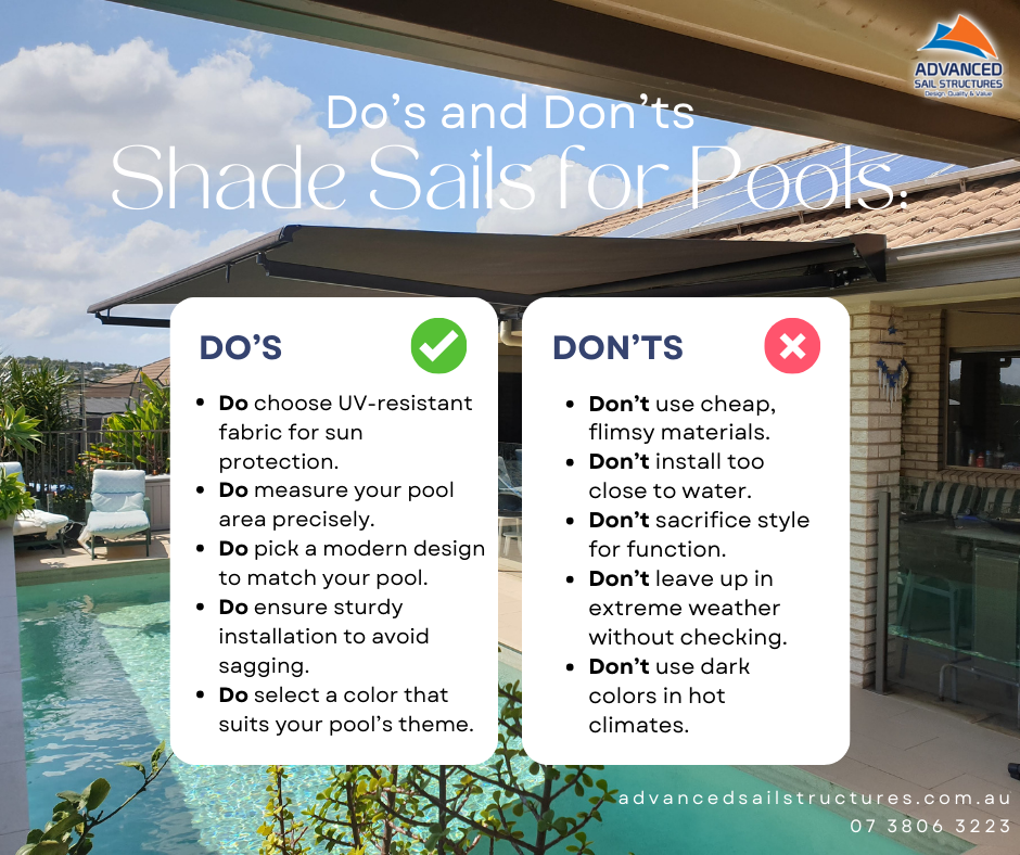 🌞 Shade Sails for Pools: Keep Cool and Stay Stylish 🌊 | Advanced Sail Structures Gold Coast